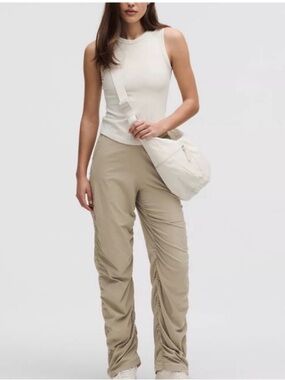 Lululemon Dance Studio Slim-Fit High-Rise
Pant Size M Tan